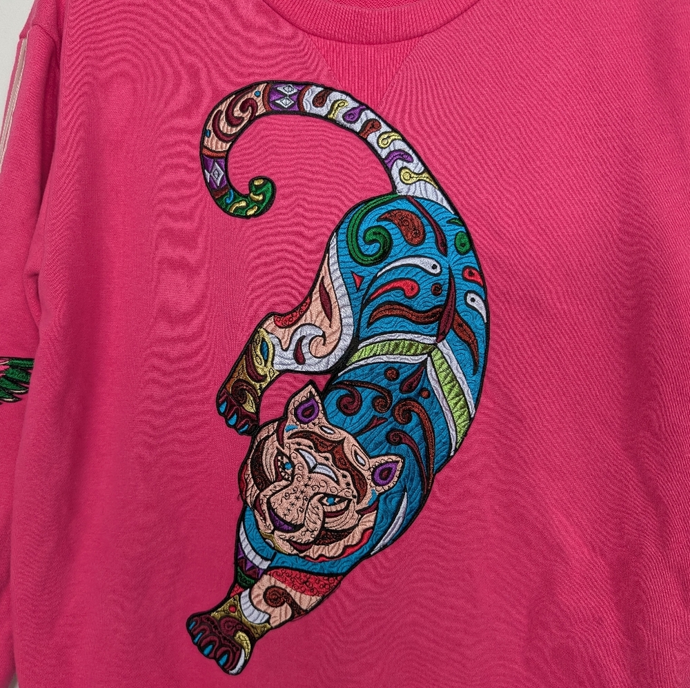 CUSTO BARCELONA Graphic sweater lion - Picture 3 of 12